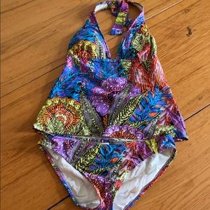 ANS Allen Schwartz mismatch size tankini